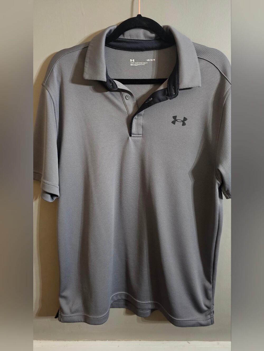Under Armor Gray Men's Polo Shirt